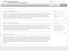 Tablet Screenshot of newsletter.xist4c.de